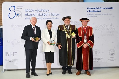 EUBA 85: Ocenenie za mimoriadny prínos k rozvoju univerzity