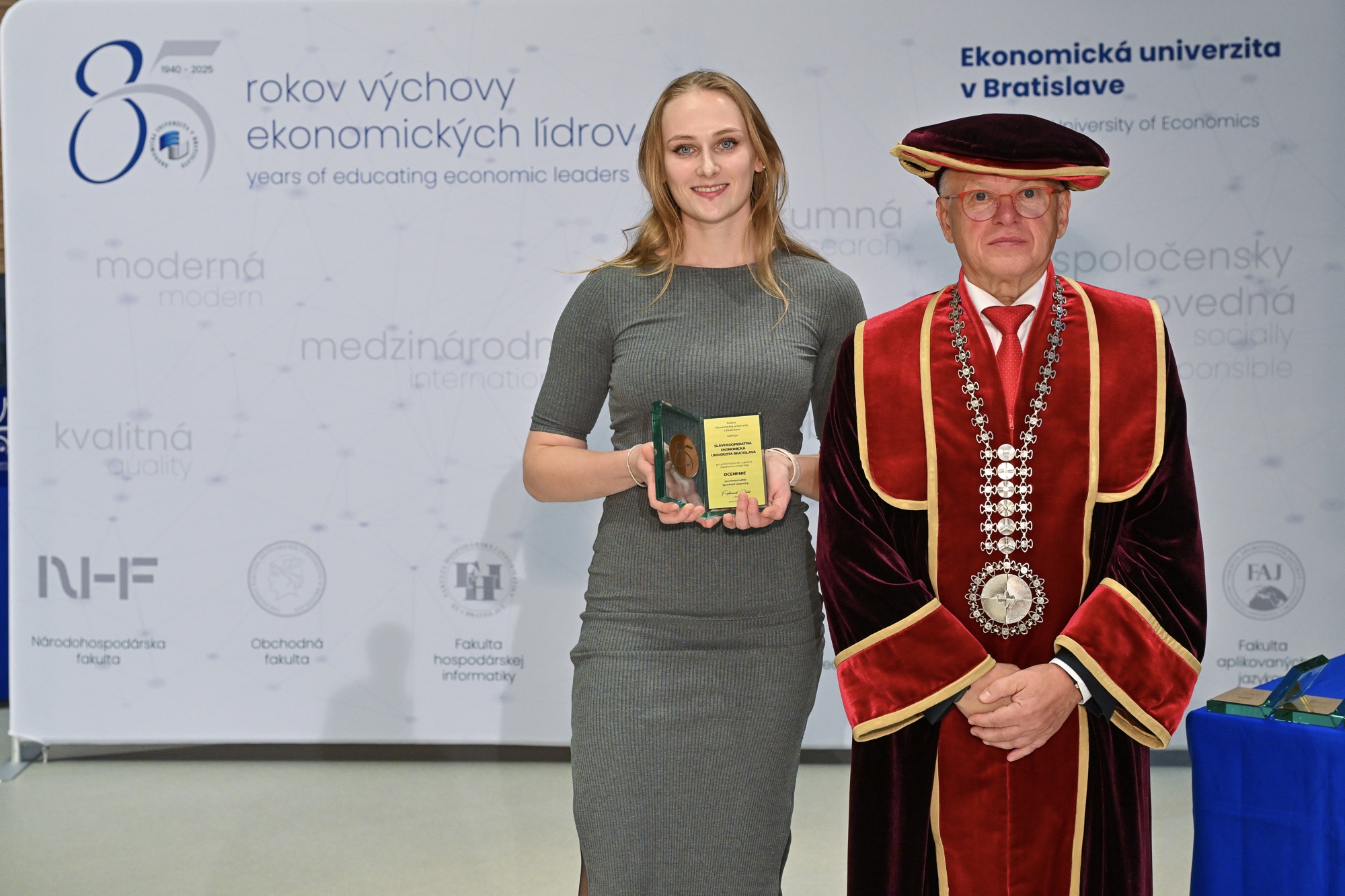EUBA 85: Ocenenie za mimoriadny športové úspechy