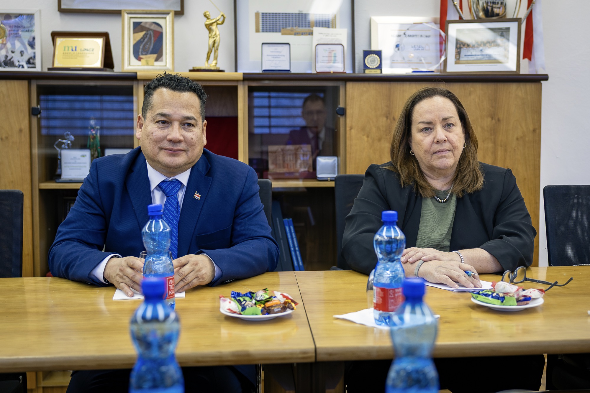 Prijatie veľvyslankyne Kostariky na Ekonomickej univerzite v Bratislave