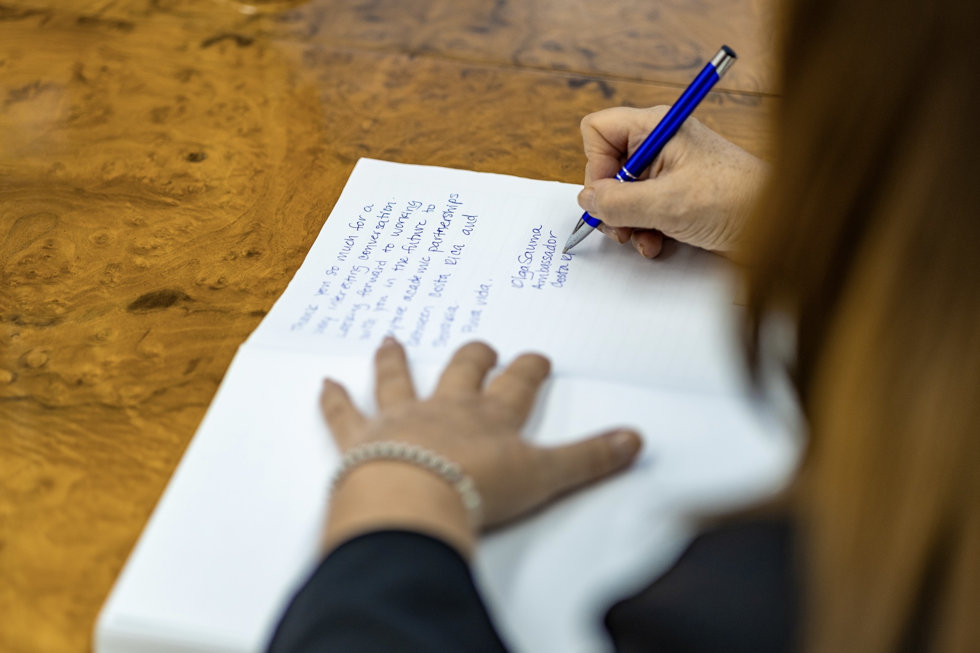 Prijatie veľvyslankyne Kostariky na Ekonomickej univerzite v Bratislave