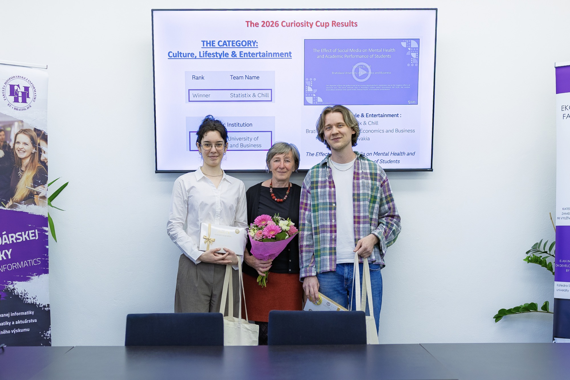 Študenti FHI EUBA triumfovali vo svetovej súťaži SAS Curiosity Cup 2026