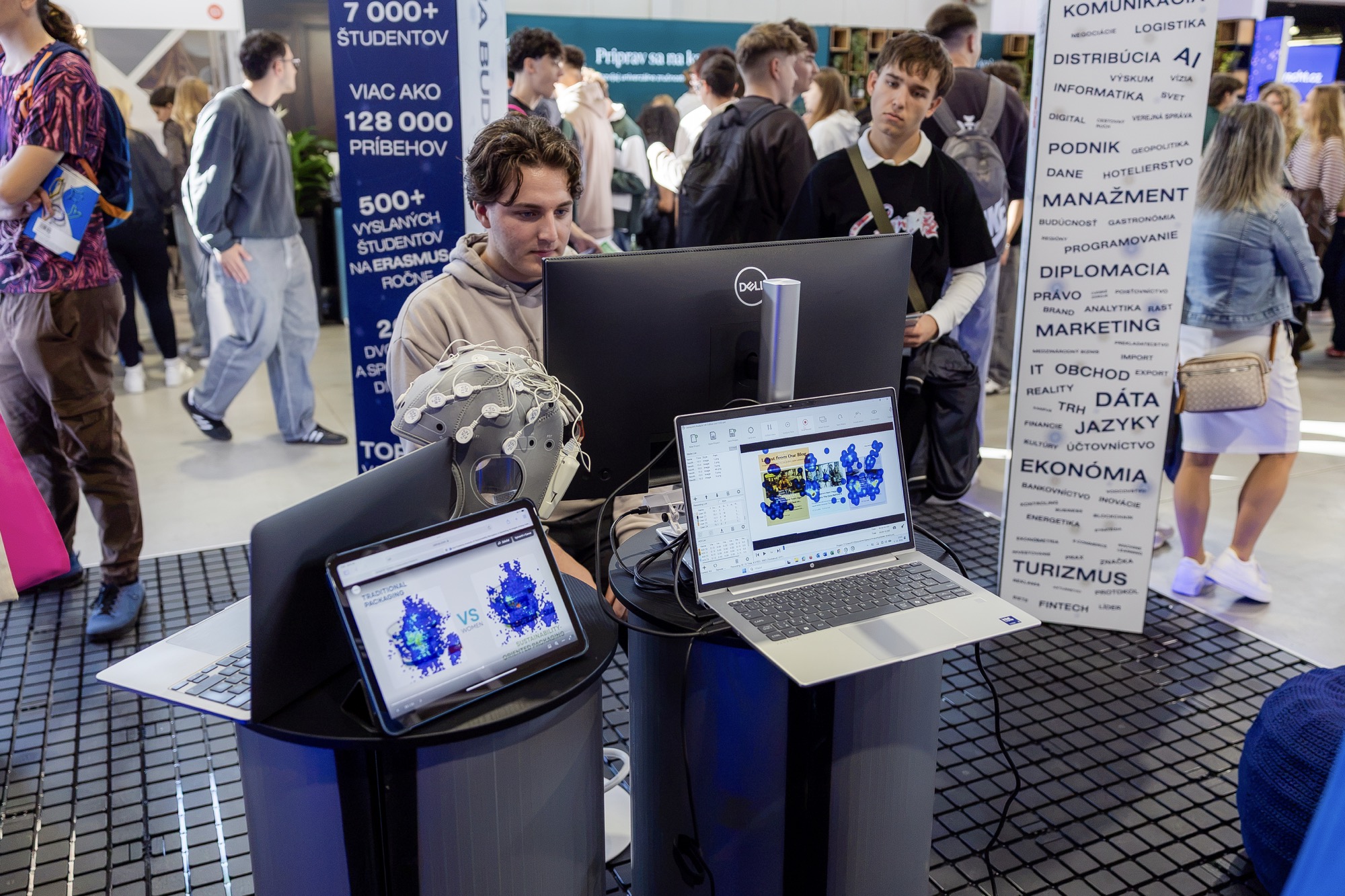 Hovoríme jazykom mladých: EUBA predstavila na Gaudeamuse modernú expozíciu