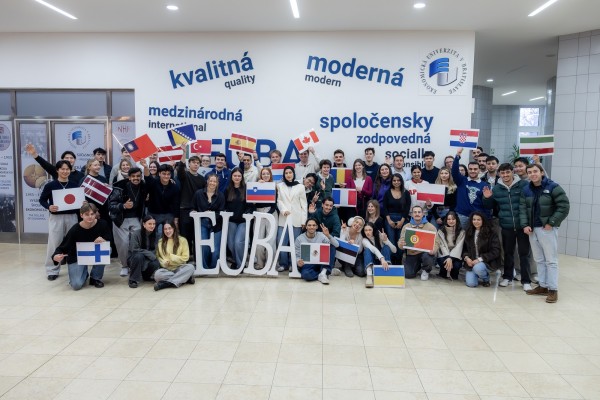 EUBA privítala výmenných študentov zo zahraničia v letnom semestri 2025/2026