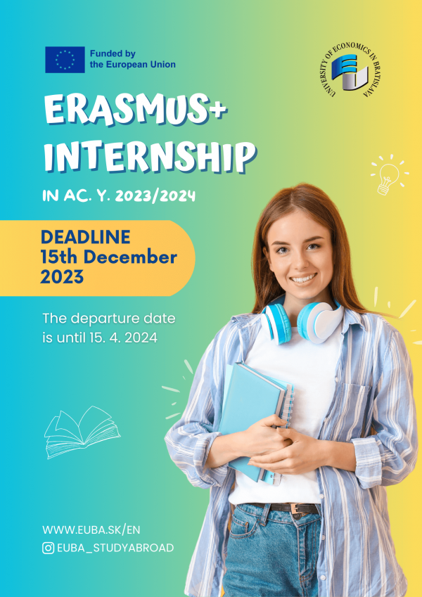 Do not hesitate and take advantage of the unique opportunity to participate in an Erasmus+ practical internship