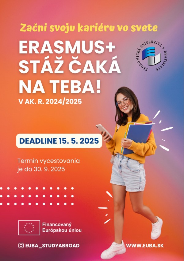 Neváhaj a využi jedinečnú príležitosť zúčastniť sa na Erasmus+ praktickej stáži. Nadobudni pracovné skúsenosti a zlepši svoje jazykové zručnosti.