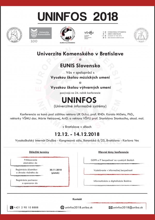 Konferencia UNINFOS 2018