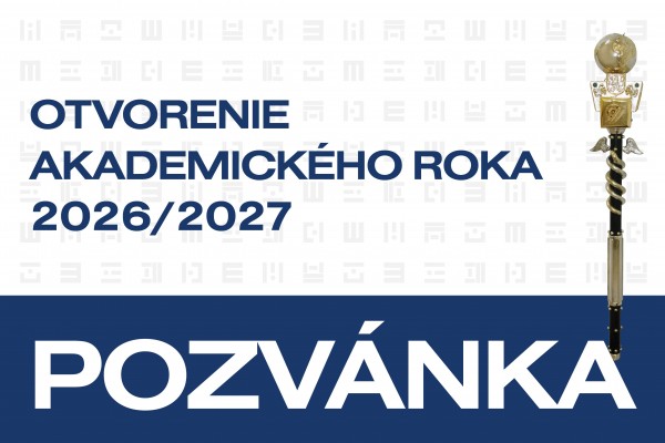 Pozvánka na slávnostné otvorenie akademického roka 2026/2027