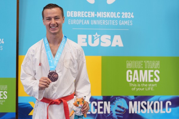 Dominik Imrich bronzový na Európskych univerzitných hrách