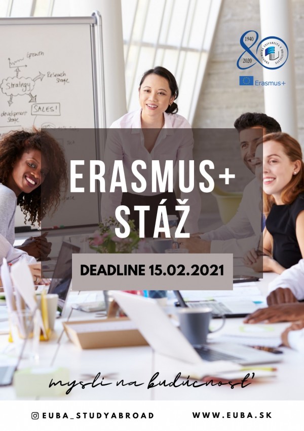 Výzva na Erasmus + praktické stáže akad. rok 2020/2021