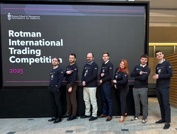 Pekné umiestnenie študentov NHF EUBA na Rotman International Trading Competition 2025