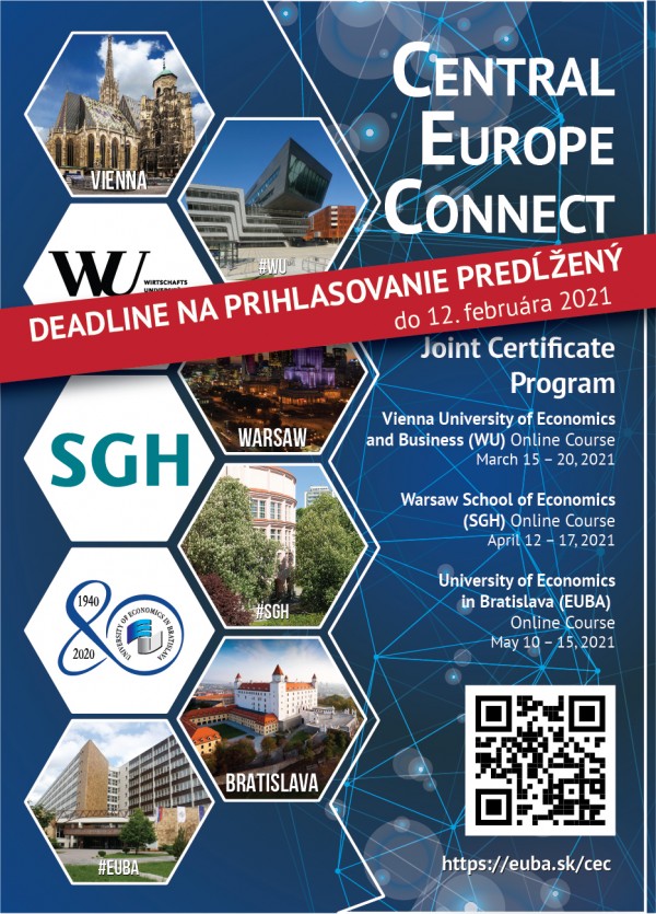Central Europe Connect 2021 – prechod na online formát programu, deadline na prihlasovanie predĺžený