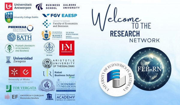 EUBA súčasťou prestížnej medzinárodnej výskumnej siete Finance, Economics and Banking Research Network