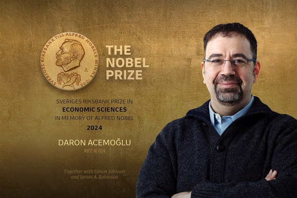 Prof. Daron Acemoglu, NHF EUBA collaborator on a successful bilateral project, won the Nobel Prize in Economics