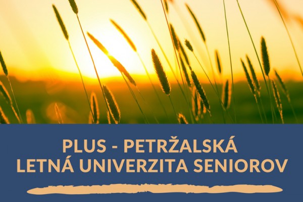 Petržalská letná univerzita seniorov 2020 - 2. ročník